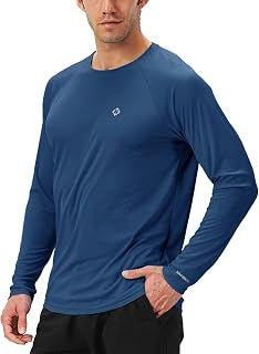 NAVISKIN Men's Rash Guard UPF 50+ Sun Protection Long Sleeve Quick Dry Lightweight Shirt