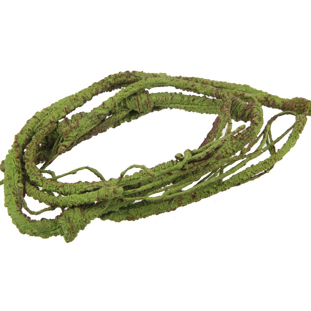 Emours Flexible Bend-A-Branch Jungle Vines Pet Habitat Decor for Lizard,Frogs, S