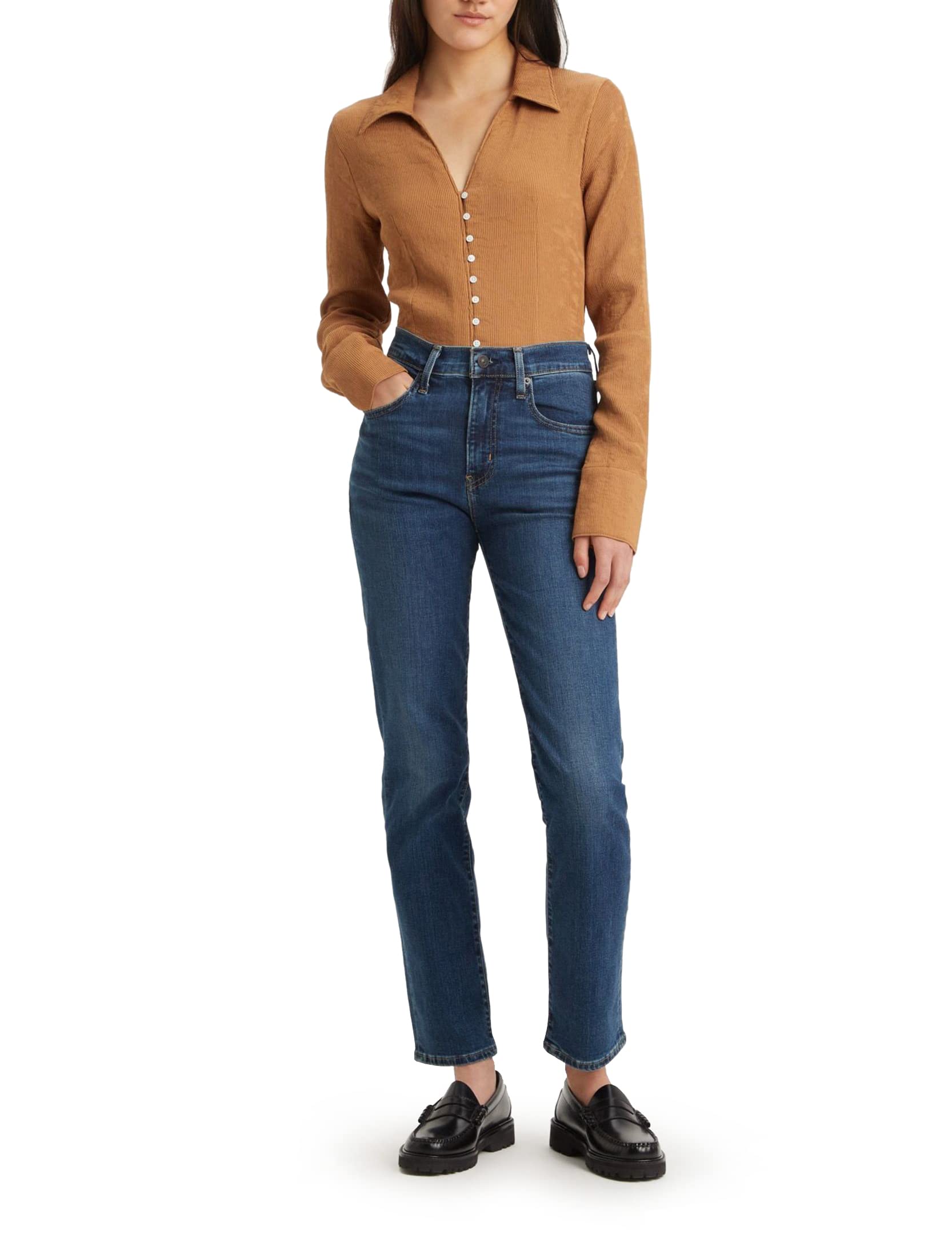 Levi’s Women’s 724 High-Rise Straight Jeans