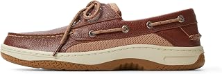 Sperry メンズ ビルフィッシュ 3 アイ ボートシューズ, ブラウン, 8.5 Wide
