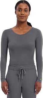 Healing Hands Women's Underscrub Soft Knit Melissa Longsleeve Scrub Tee with Breathable & Easy Care Fabric 5047