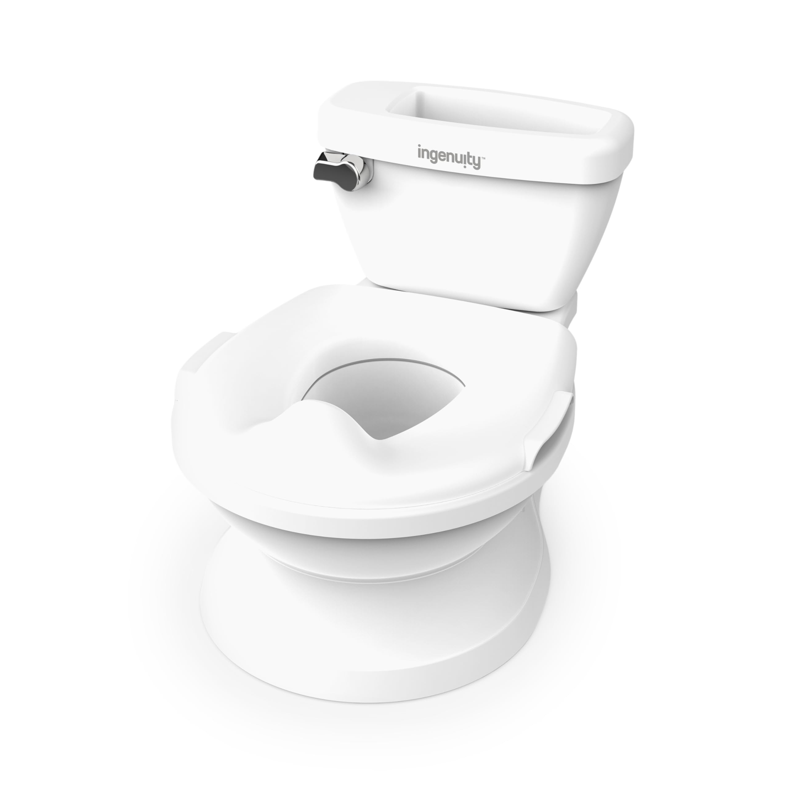 Ingenuity My Size Potty Pro 2-in-1 Potty Training Toilet, Floor Potty with Remov