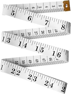 Realm Double Sided Tape Measure, Suitable For Body Measuring, Sewing/Tailors Tape, Inches & CM's, 150cm / 60 inches (1)