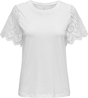 ONLY Onlebba Life S/S Women's Lace Top