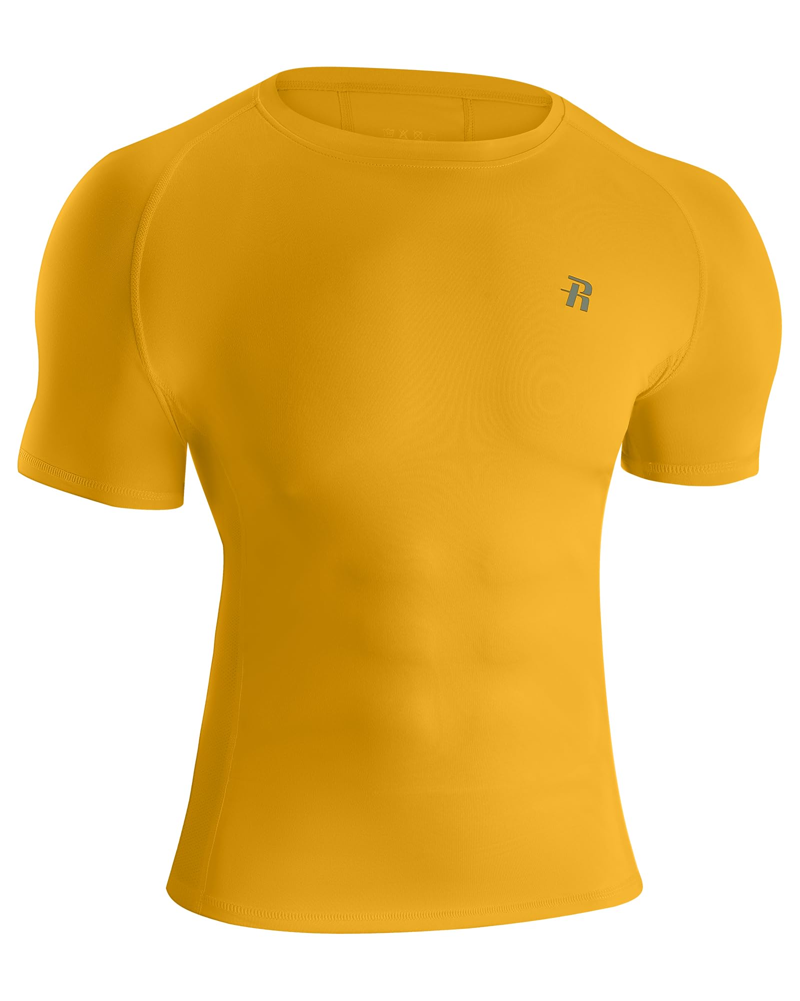 Runhit Men's Compression Short Sleeve T-Shirt Quick Dry Compression Shirt for Me
