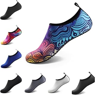 Water Shoes for Women Men Quick Dry Aqua Socks Swimming Beach Barefoot Yoga Exercise Wear Sports Accessories Pool Camping Essentials Adult Youth Sizes