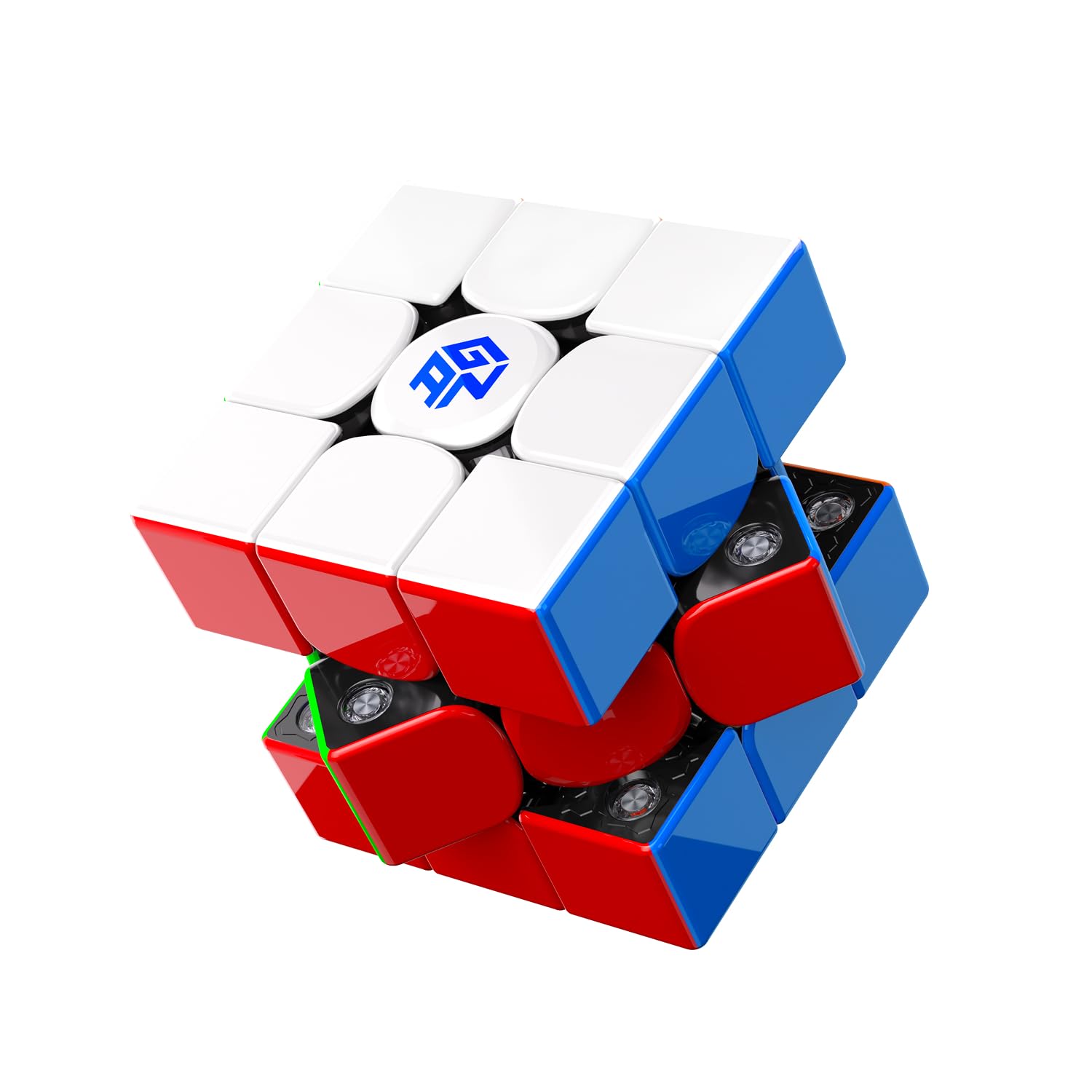 GAN V100 Maglev UV, 3x3 Speed Cube Magnetic Puzzle for Cuber | Omni-directional 