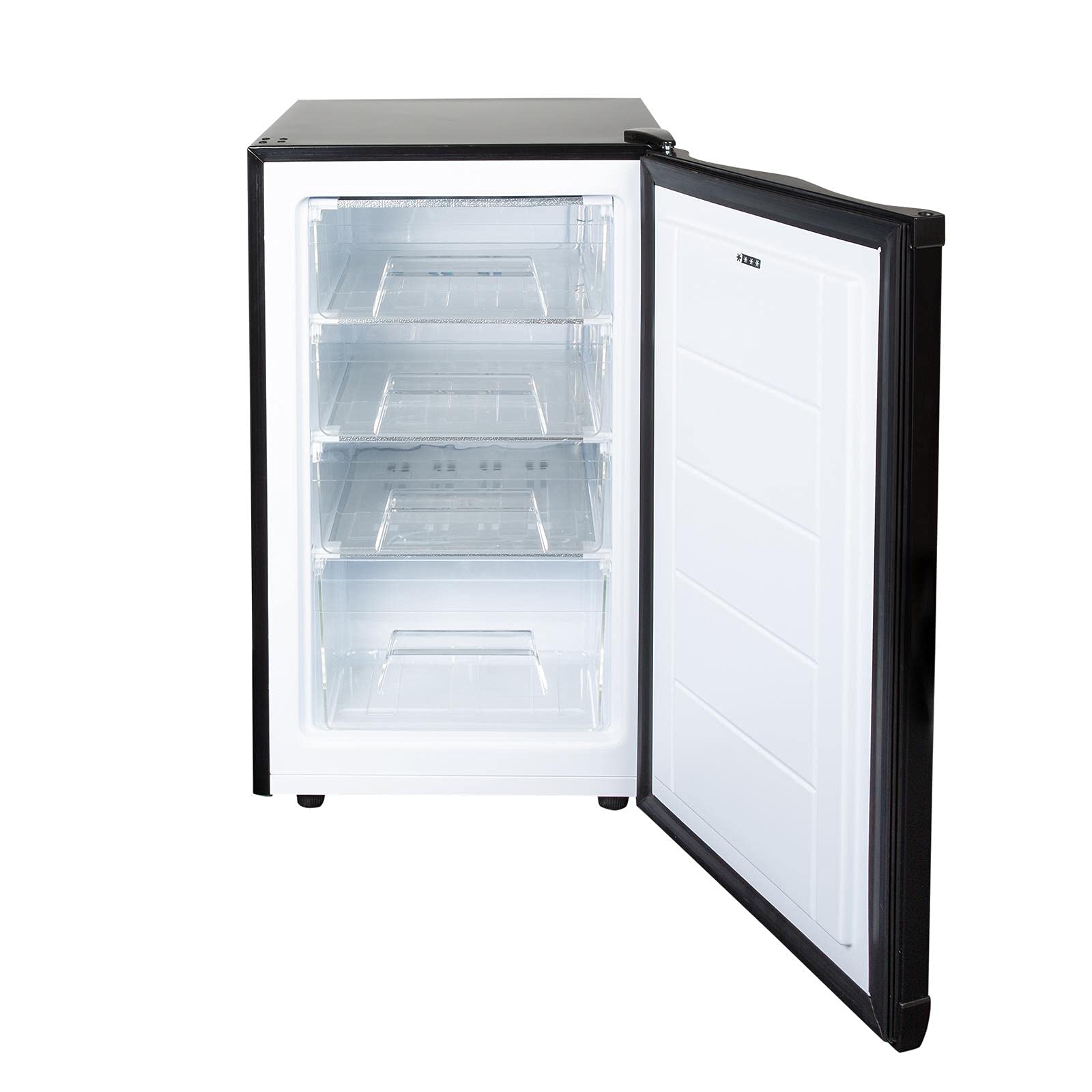 SIA UCF50BL Freestanding Under Counter Freezer, 77L Capacity, 4* Freezer Rating,