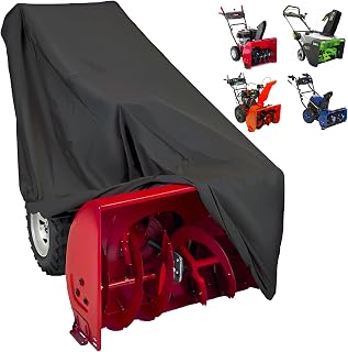 Zen Shi Fu Snow Blower Cover - 600D Heavy Duty Waterproof Windproof Outdoor Covers, Universal Fit for Toro, Honda, Ryobi, Ariens, Troy Bilt, Snow Joe Size 55" L x 50" H x 32" W