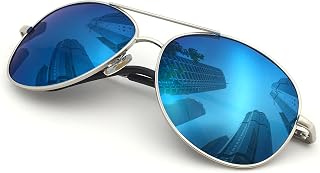 [J+S] Premium Military Style Classic Aviator Sunglasses Polarized 100% UV Protection