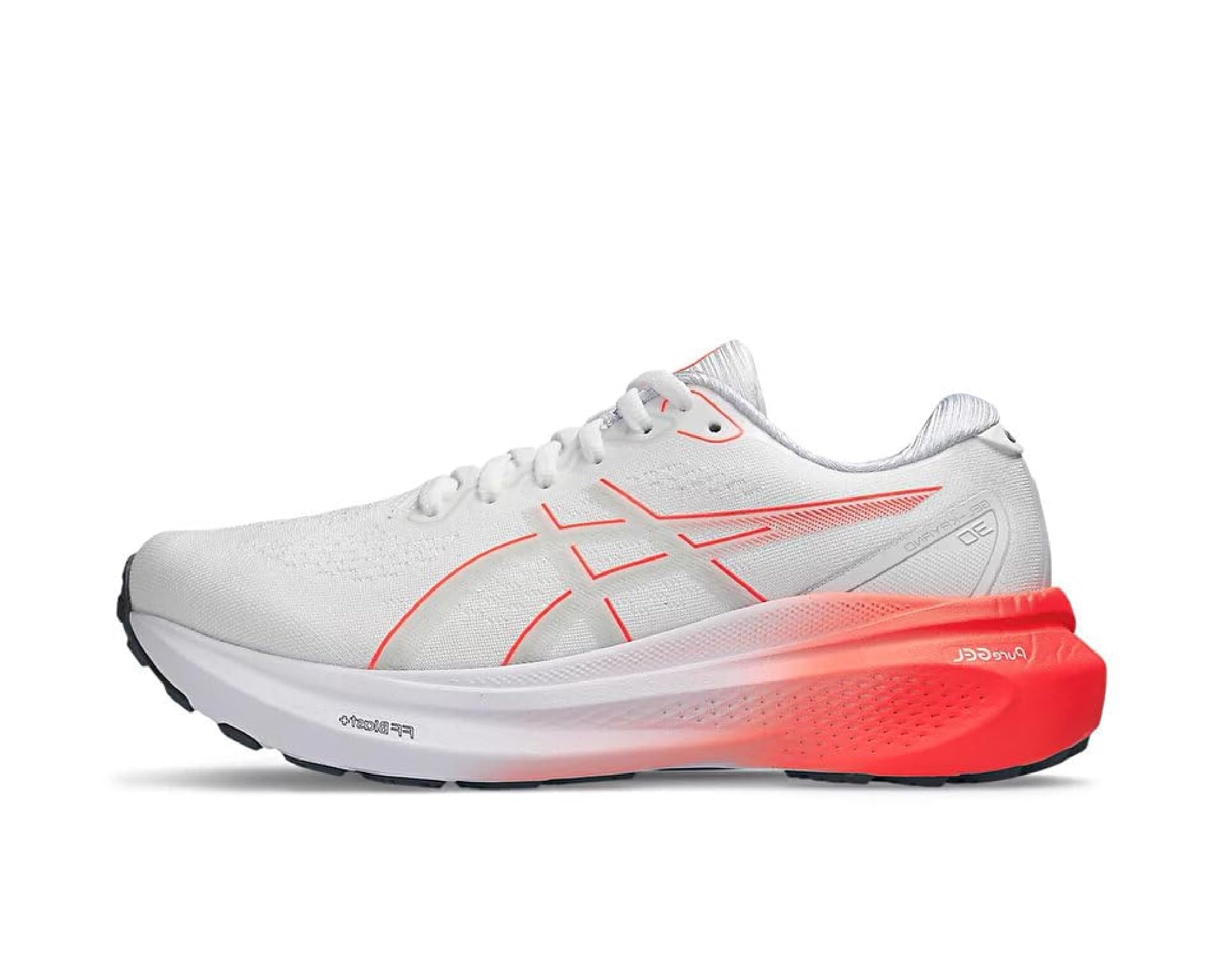 ASICS Kayano 30 Women's Running Shoes White Grey