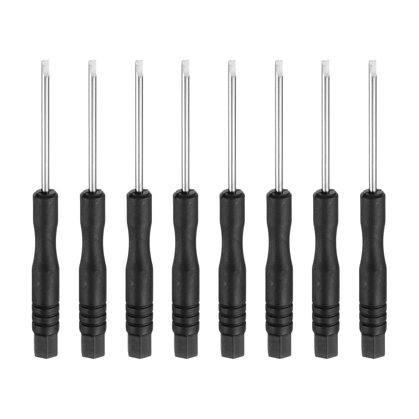 Generic 8 x Mini Flat Head Screwdriver SL2.0 8cm Length 4.5cm Carbon Steel Screw