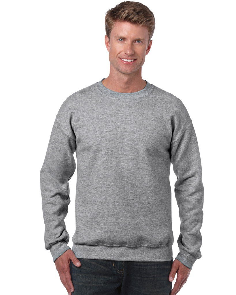 Gildan Mens Gildan Heavy Blend Crewneck Sweatshirt G18000
