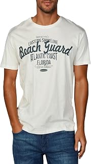 riverso Men’s T-Shirt, RIVLeon, Crew Neck, O-Neck, Short Sleeve Tee Shirt, Print, Regular Fit, 100% Cotton, Green, Blue, White, Grey, Red, Orange, S, M, L, XL, 2XL, 3XL, 4XL, 5XL