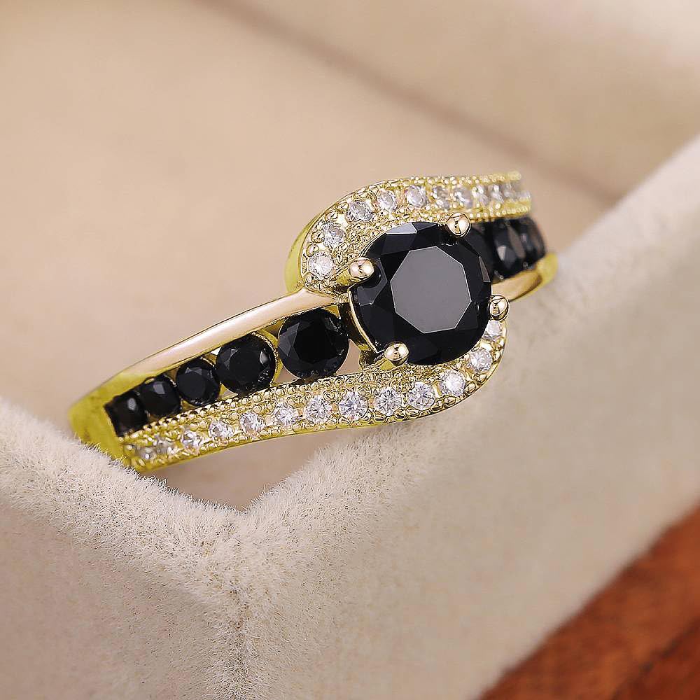 Charming Cubic Zirconia Rings for Women Fashion Chic Engagement Jewelry