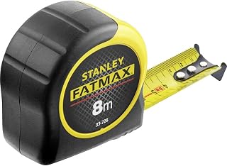 STANLEY Tape Measure Blade Armor 8 M Metric Shock Resistant with Mylar Coating and Cushion Grip 0-33-728