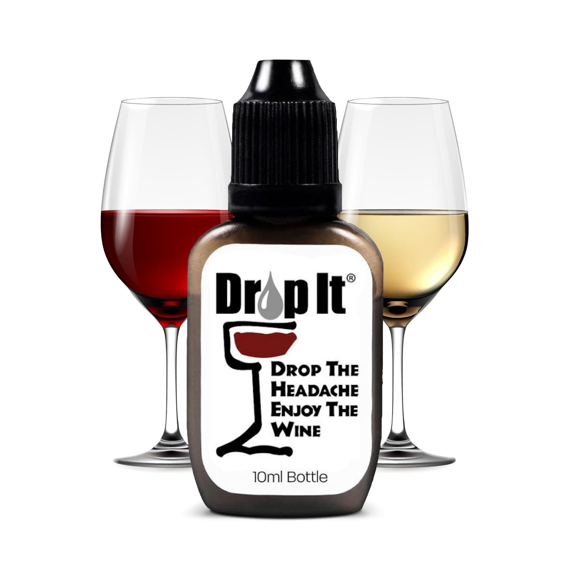 Drop It Wine Drops, Original - 10 mL - USA Made | Naturally Reduces Sulfites and