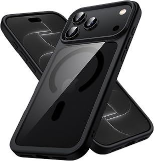 JETech Magnetic Cover for iPhone 18 Pro, Black