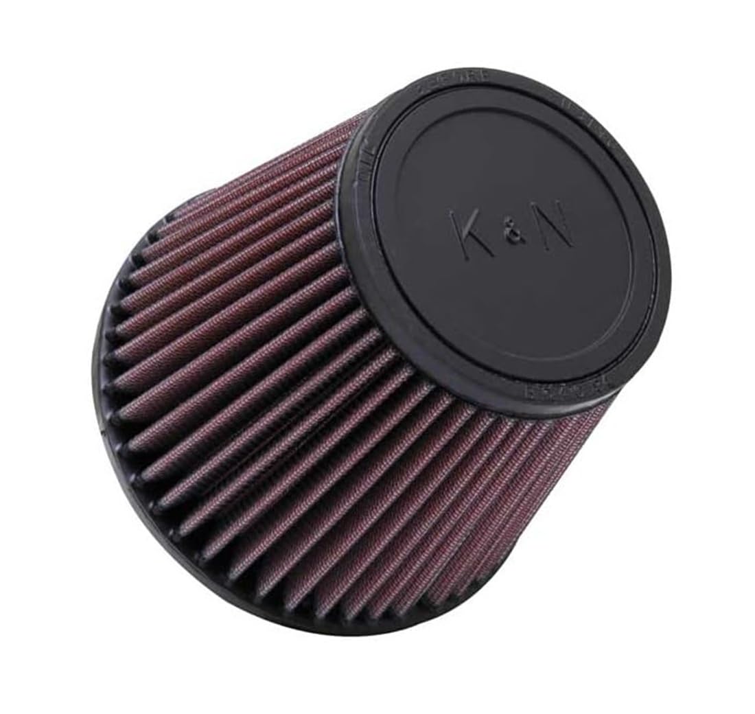 K&N High-Flow Original Lifetime Universal Clamp-On Air Filter: High Performance,