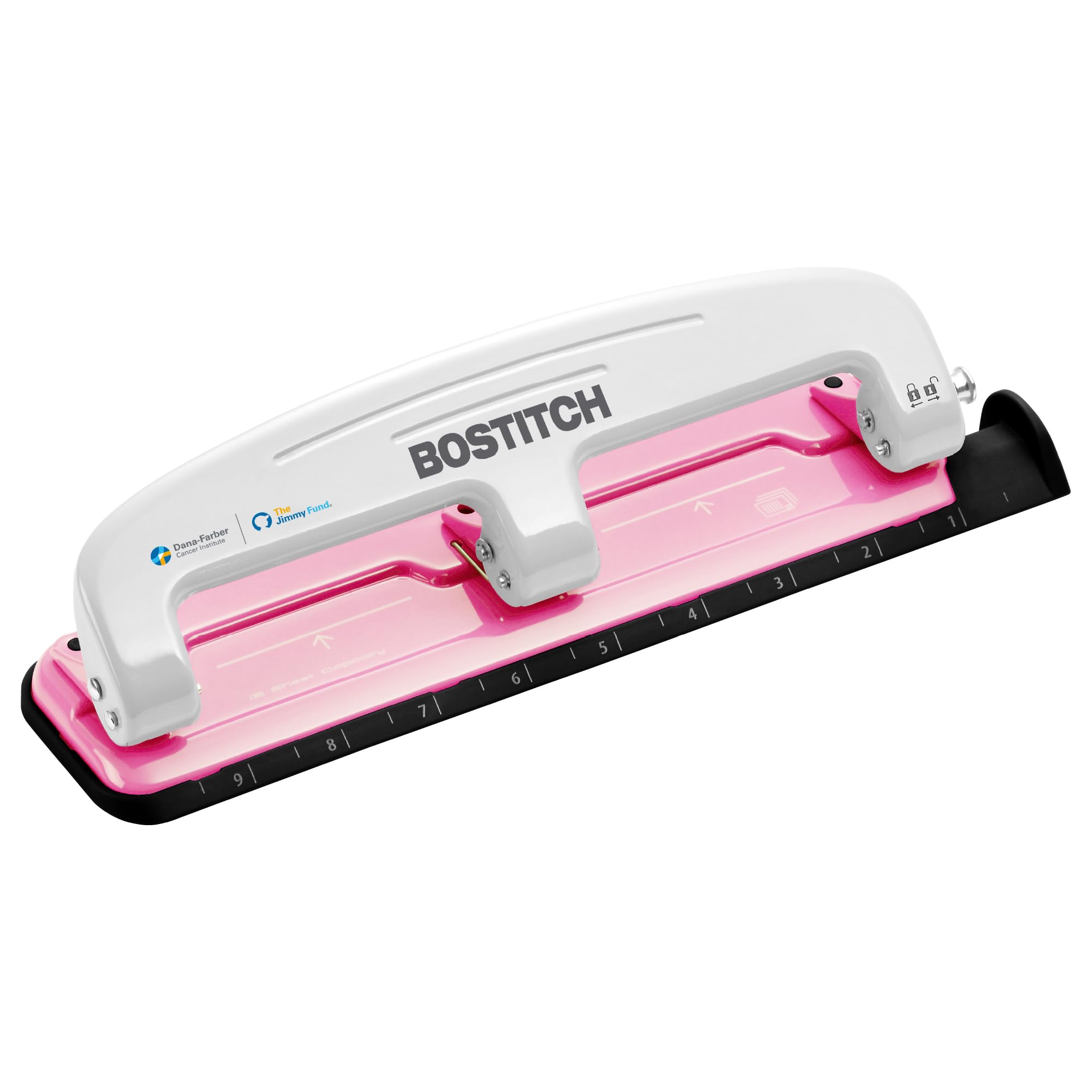 Bostitch INCourage 3-Hole Punch, 12 Sheet Capacity, AMAX Spirit Foundation | Sup