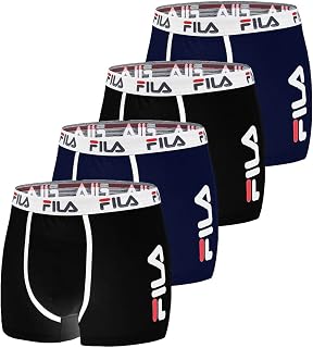 FILA Men's Boxer Shorts (Pack of 4)