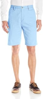Nautica Cotton Twill Flat Front Chino Short Casual Shorts, Matte Men's