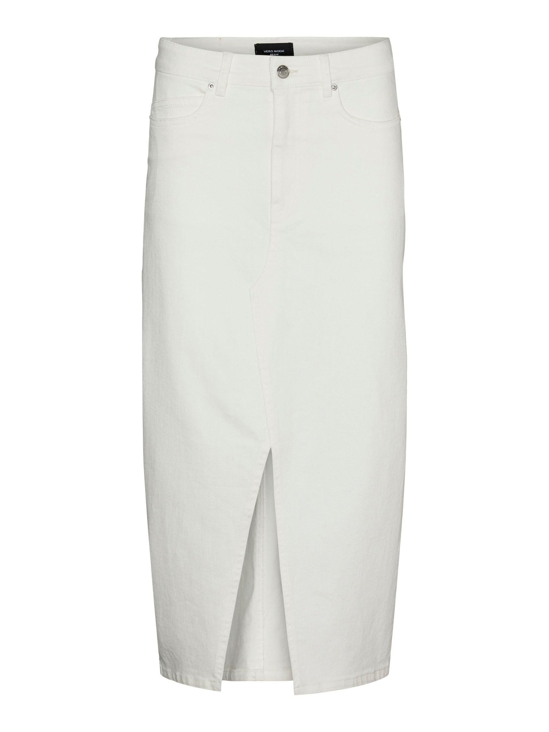 VERO MODA VMVERI Denim Skirt High Waist Midi Skirt