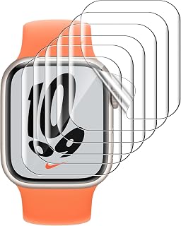 [6 Pack] LK Screen Protector compatible for Apple Watch Series 6/5/4/SE 40mm, [Model No.LK-X-78][Bubble Free]Clear Flexible TPU Film for iWatch 38mm Series 3/2/1 [High Definition][Self Healing]