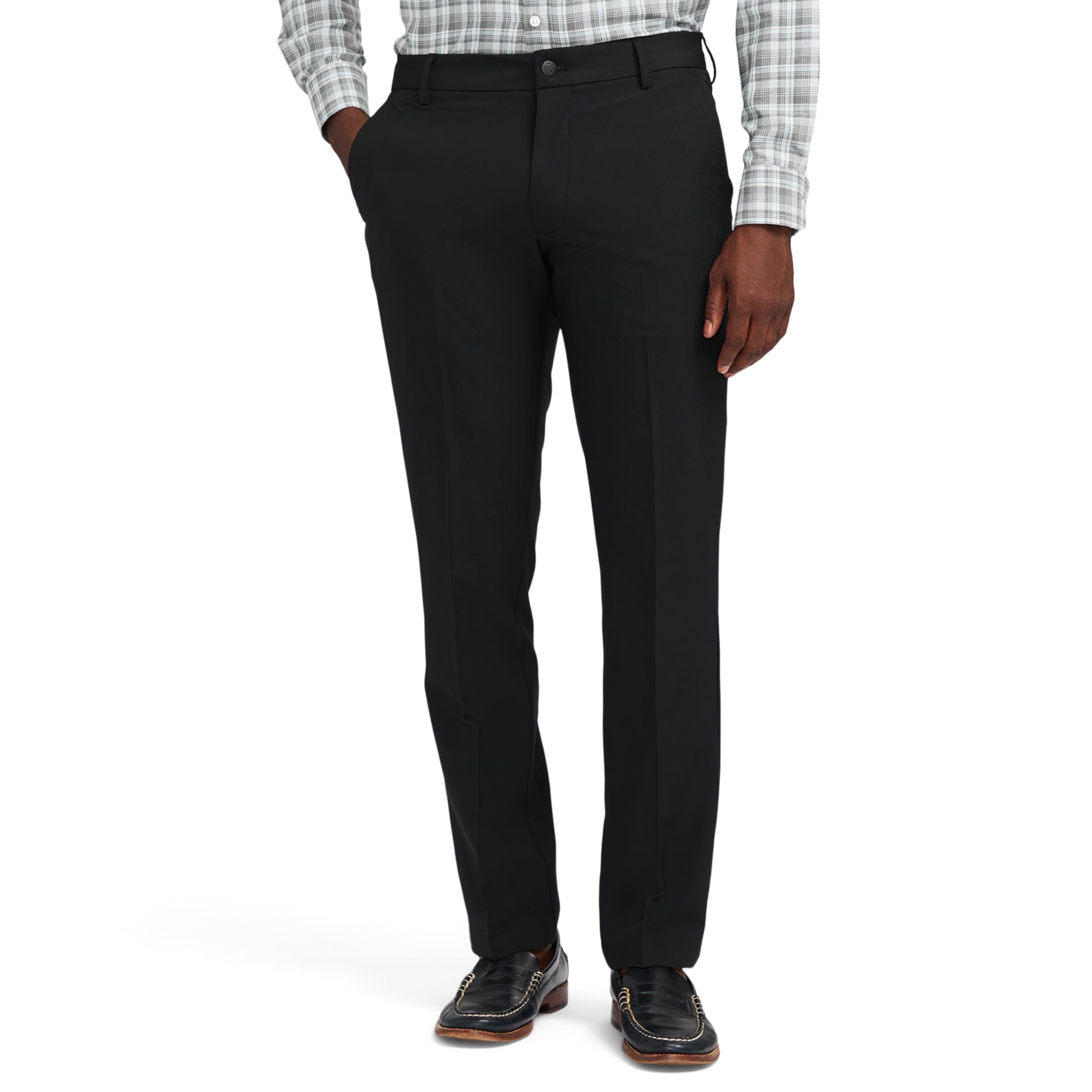 Izod Men's Non-Iron Stretch Straight Fit Flat Front Traveler Chino Pant