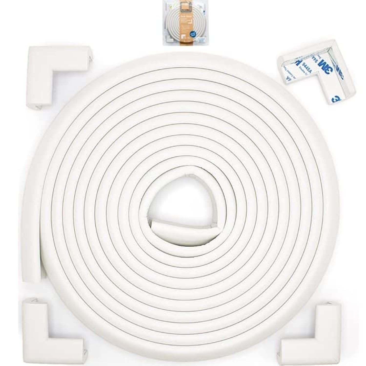 Roving Cove Baby Proof Corner Edge Protector, Small 15ft Edge 4 Corners | SlimFi