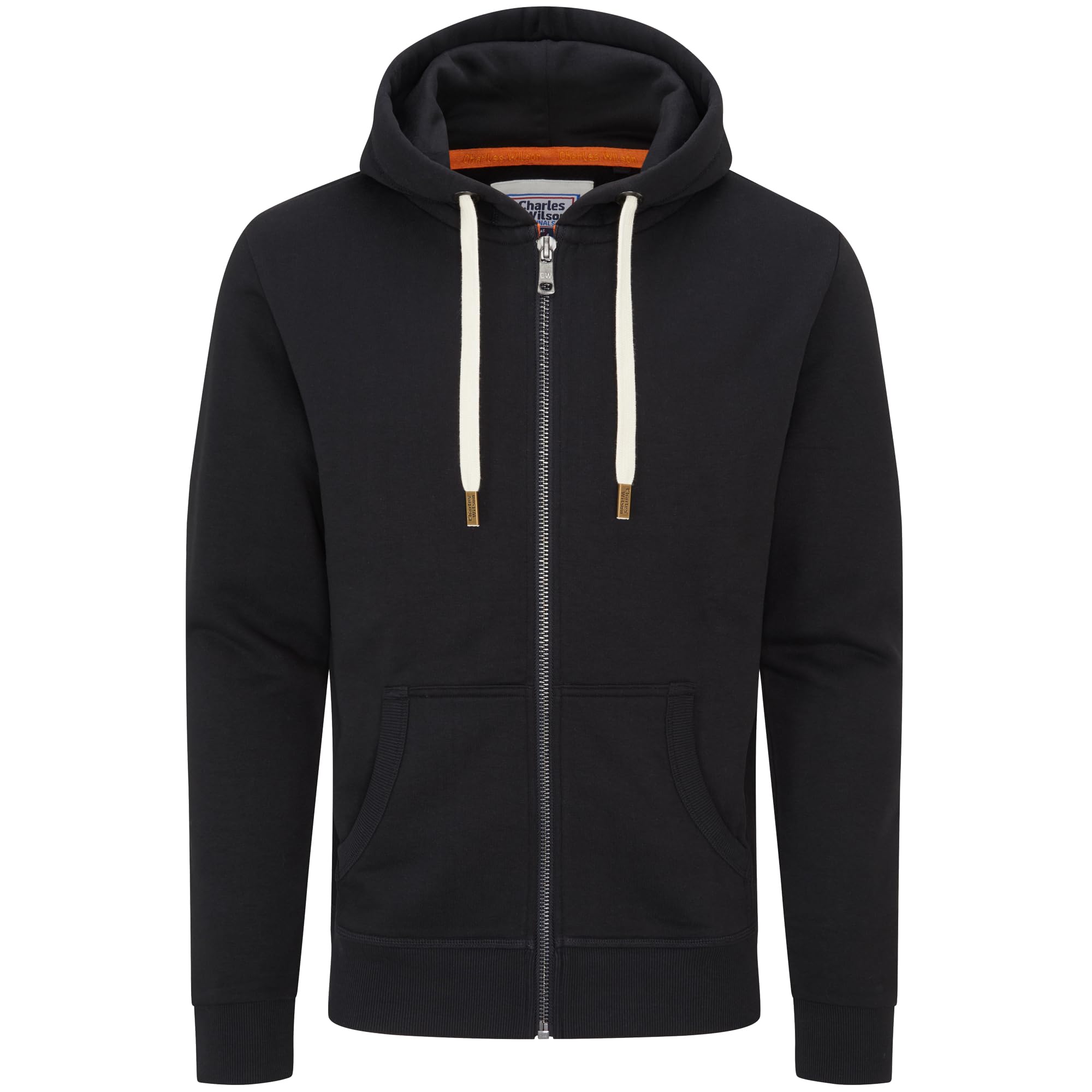 Charles Wilson Original Men's Premium Cotton Hoodie Zipper Sweatshirt