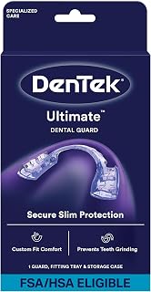 DenTek Ultimate Dental Guard, Slim-Fit Mouth Guard, 1 Count | BPA Free, FDA-Cleared, Mouth Guard for Grinding Teeth at Night, Custom Slim Fit, Teeth Grinding Protection, Customized
