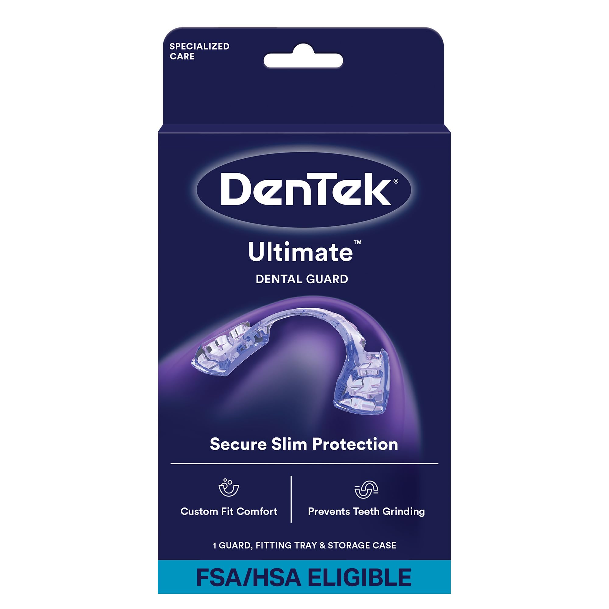DenTek Ultimate Dental Guard, Slim-Fit Mouth Guard, 1 Count | BPA Free, FDA-Clea