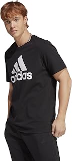 adidas Essentials Single Jersey Big Logo Tee Men's Short Sleeve T-Shirt (Pack of 1)