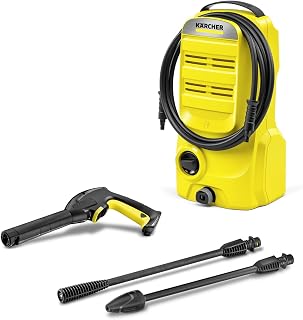 Kärcher K 2 Classic Pressure Washer, Max. 110 bar | Flow rate: 360 l/h, area coverage: 20 m²/h, weight: 3.4 kg, high-pressure hose and gun, one-way spray lance & dirt blaster