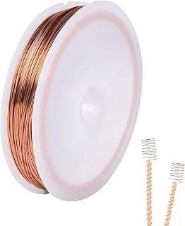 24 Gauge Copper Wire 100 Feet Copper Wire for Jewelry Making,Garden & Plant | Copper Wire for Garden & Plant Cultivation, Copper Bonsai Wire, Beadwork, DIY Crafts and Various Handmade Artworks.