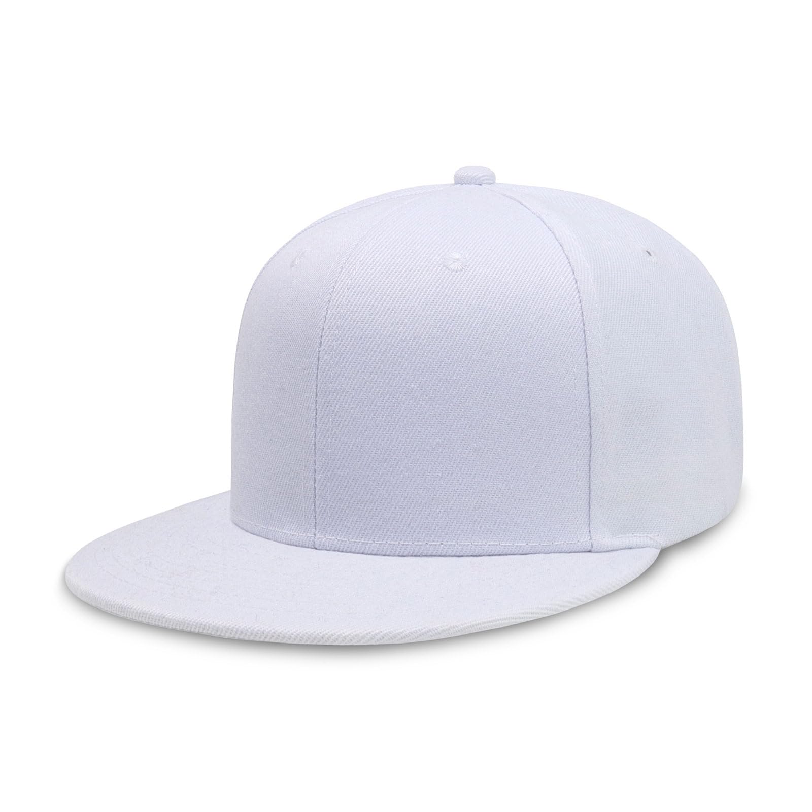 CHOK.LIDS Classic Snapback Flat Bill Hat Blank Adjustable Baseball Cap | Structu