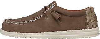 HEYDUDE, Leather Made Wally Wide Unisex Adult, Wide