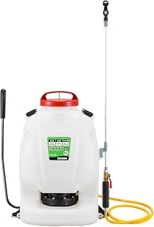 KOSHIN Backpack Type Manual Sprayer Tank 5.5 gallons (21 L) Grand Master RW-15DX Ball Cock Diaphragm Pump Manual Pressure Disinfection Pest Control Weeding with Cover