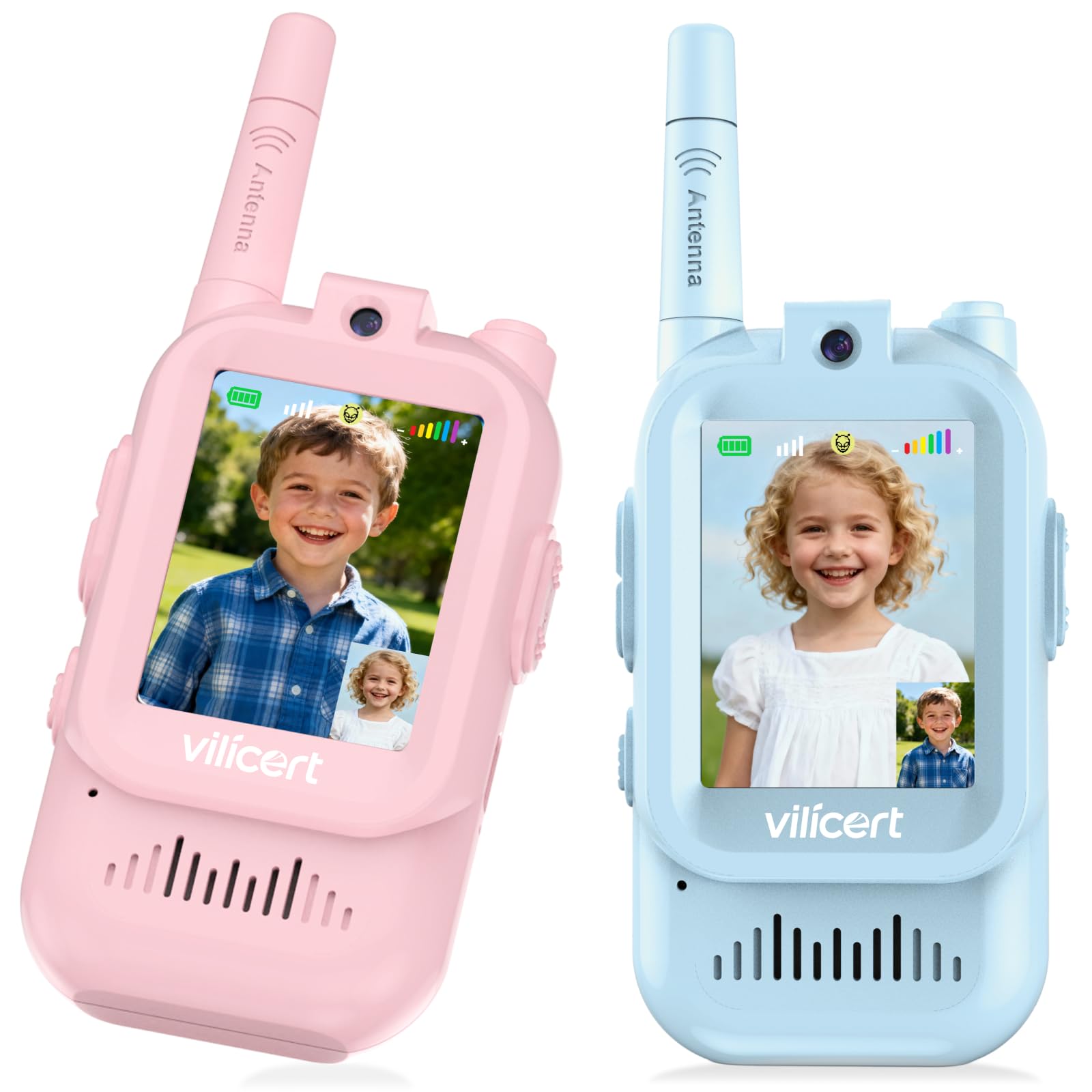 Stocking Stuffers for Kids Toys Gifts for Grandkids Video Walkie Talkies | Long 