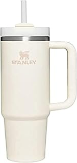 Stanley Quencher H2.0 Tumbler with Straw 30 oz | Flowstate 3-Position Lid | Cup Holder Compatible for Travel | Insulated Stainless Steel Cup | BPA-Free | Cream