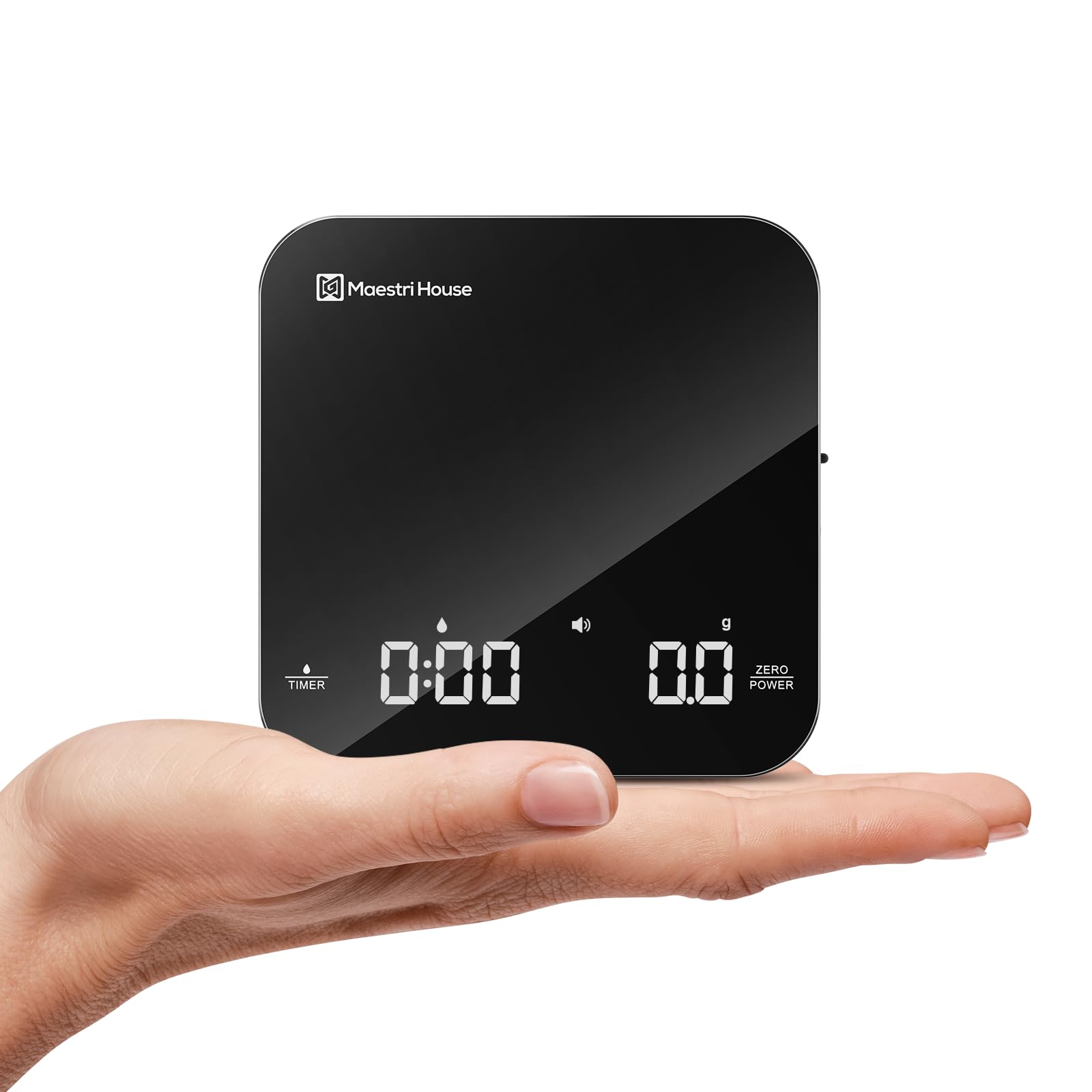 Maestri House S2 Espresso Coffee Scale with Timer 0.1g Precision Shot Scale | US