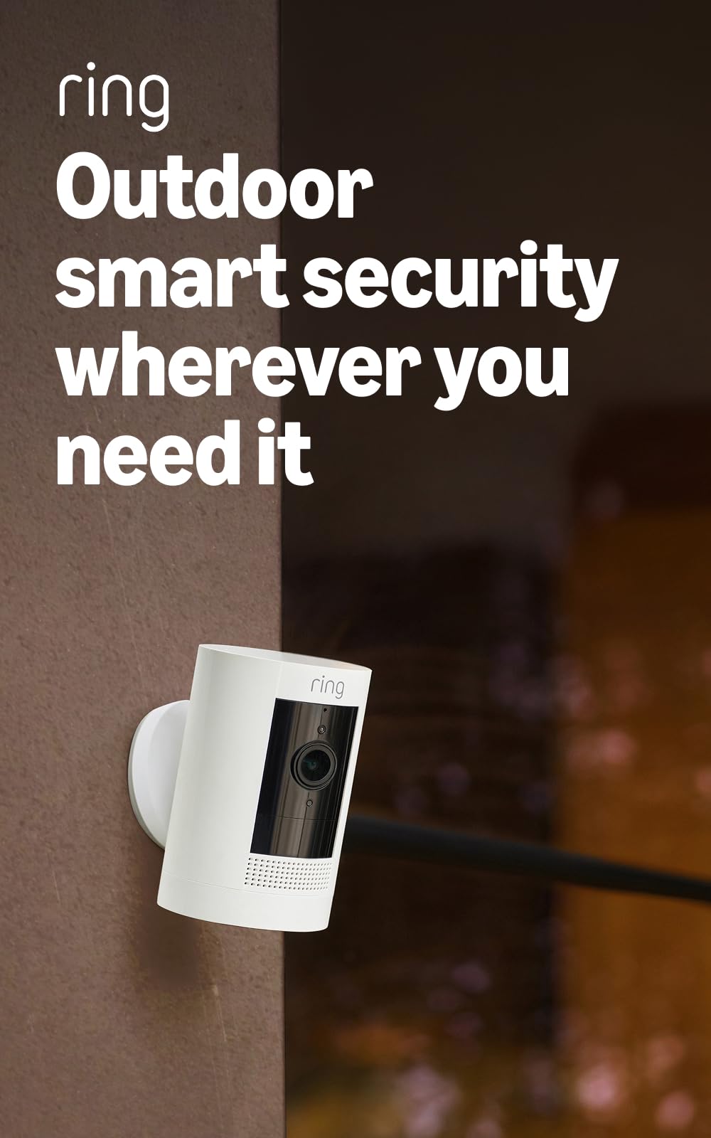 Ring Outdoor Camera Battery (Stick Up Cam) | Wireless HD Video Security Camera |