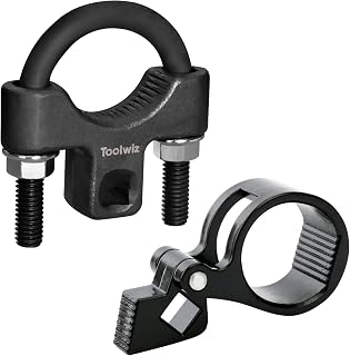 Toolwiz 3/8'' Universal Low Profile Tool + 1/2'' Inner Tie Rod Hex Wrench | Inner Tie Rod Removal Tool Kit, 2pcs, for Car Truck Vehicle Motorcycle, Compatible with Mercedes Benz BMW Toyota Honda Ford