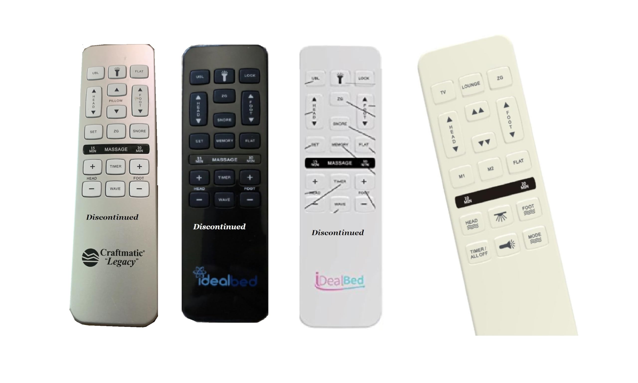 Generic Replacement Remote Compatible with Certain Richmat iDealbed 4i/c, Craftm