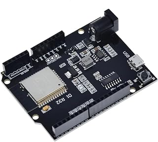 DollaTek R3 ESP32 ESP-32 CH340G Development Board Dual-Mode WiFi Bluetooth 4MB Flash DC 5V-12V with Micro USB