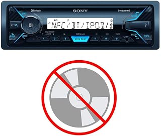 Sony DSXM55BT Bluetooth Marine Digital Media Stereo Receiver SiriusXM Ready, Single DIN