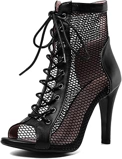 Scaoruki Women Classic Gladiator Sandals Summer Booties Breathable Mesh Sandals