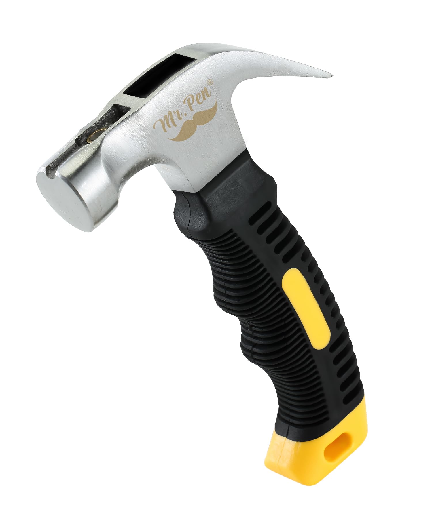 Mr. Pen- Claw Hammer, 8oz, Yellow, Magnetic, Small Claw Nail Hammer | for Women,