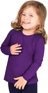Lilax Girls Basic Long Sleeve Round Neck T-Shirt